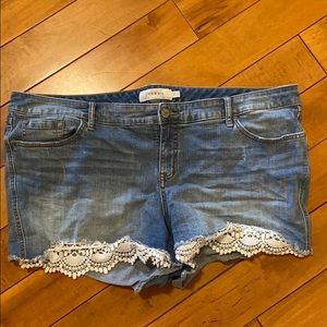 Torrid jean shorts